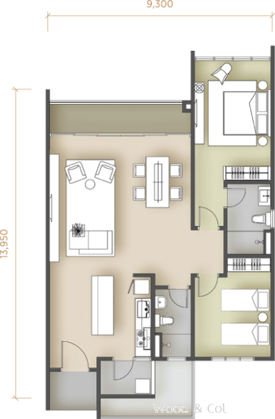 FERRINGHI RESIDENCE 2 - FLOOR PLAN