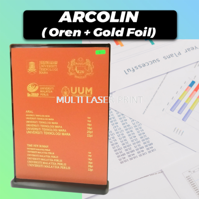 Acrolin Hardcover (Oren + Gold Foil)