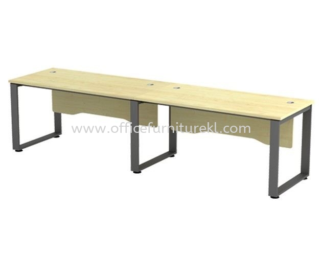 OLVA CLUSTER OF 2 OFFICE TABLE / DESK ASQWT 157-2 (Color Boras Ash) - office workstation Taman Muda | office workstation Damansara Jaya | office workstation Ukay Perdana | office workstation Office Furniture Shop