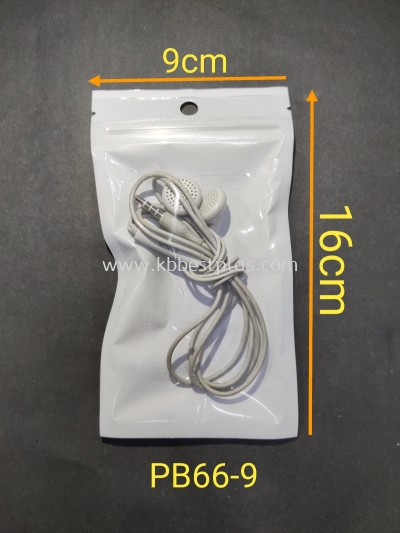 Zipper Bag White Transparent 100pcs+/-