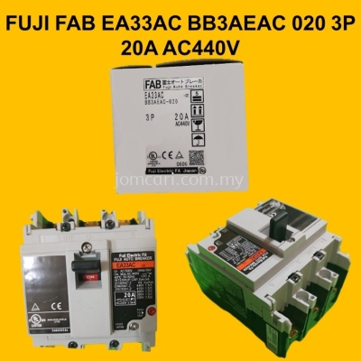 FUJI FAB EA33AC BB3AEAC 020 3P 20A AC440V