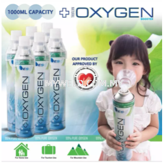 1000ML CAPACITY PORTABLE OXYGEN INHALER ( 1 BOX X 6 BOTTLE )