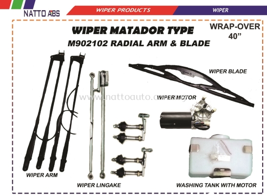 WIPER MATADOR TYPE FULL SET