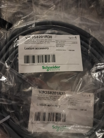 SCHNEIDER VM3S8201R30 LEXIUM CABLE  Malaysia Thailand Singapore Indonesia Philippines Vietnam Europe USA