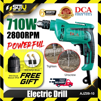DCA AJZ09-10 Electric Drill 710W 2800RPM
