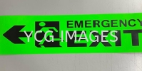 Emergency Exit Sticker Label Printing Sticker Printing