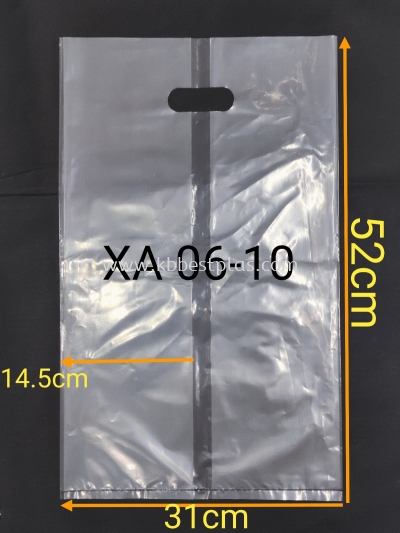 Plastic Handle Bag/Plastic Punch Hole Bag 50pcs+/-