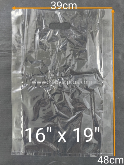 PP Hole Bag 16"x19" 100pcs+/-