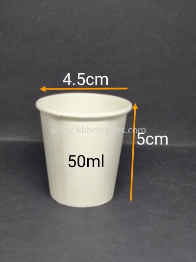 Paper Cup 50ml 100pcs+/-