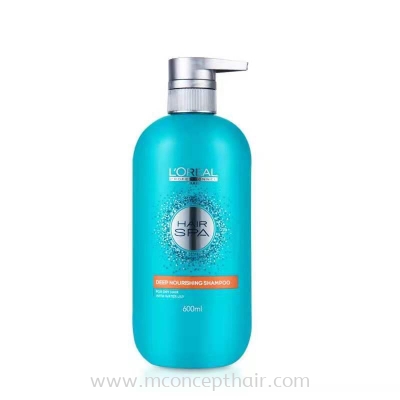 L'Oreal Professionnel Hair Nourishing Shampoo With Water Lily 600ml (For Dry Hair)