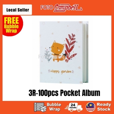 3R Album(100pcs), Photo Album, Album Gambar 3R, READY STOCK--- happy garden