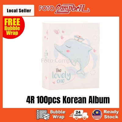 4R Album 100pcs, 4R Album Gambar (Ready Stock)Pocket Album--- dolphin