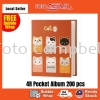 4R Photo Album(200pcs)Ready Stock--- brown cat 4R-200pcs Album