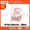 4R Album (300pcs), Photo Album, Album Gambar Ready Stock--- pink flower 4R-300pcs album