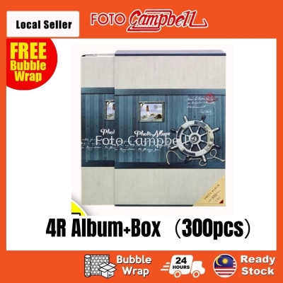 4R Album (300pcs), Photo Album, Album Gambar Ready Stock--- ship blue