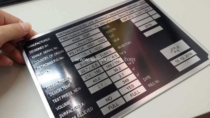 SS 316 2mm Plate Etching 