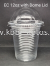 PP Clear Cup 12oz+Dome (no straw) set 100pcs+/- Plastic Cup