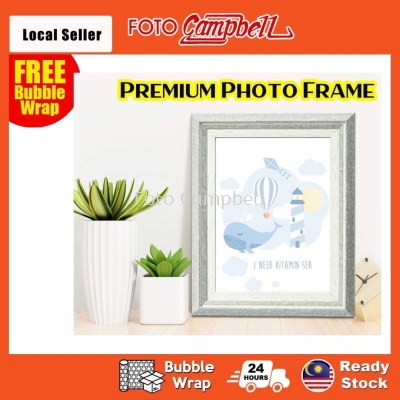 4R 5R 6R 8R Photo Frame Wooden Design(Ready Stock)