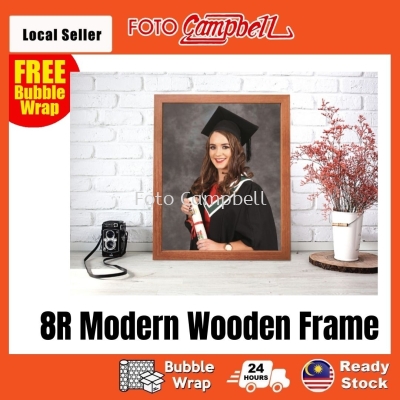 4R 5R 6R 8R Photo Frame Wooden Design(Ready Stock)