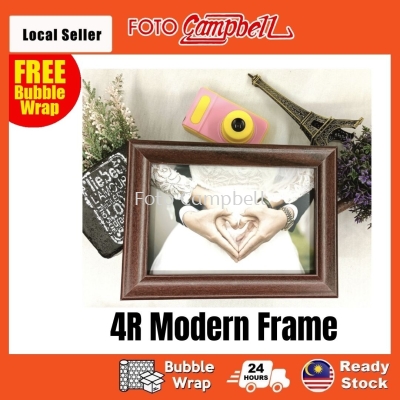 4R 5R 6R 8R Photo Frame Wooden Design(Ready Stock)