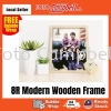 4R 5R 6R 8R Photo Frame Wooden Design(Ready Stock) Frame