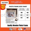 4R 5R 6R 8R Modern Wooden Photo Frame(Ready Stock) Frame