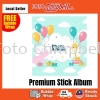 Sticky photo AlbumBox self adhesive(Ready Stock)stick-on album DIY Sticky Album Square( 4 Roll/6 Roll)