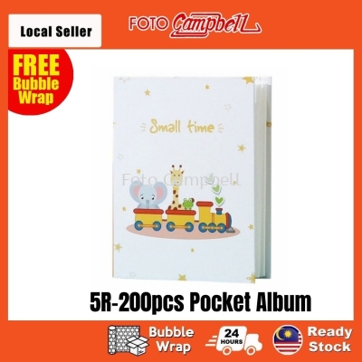 5R-100/200pcs  pocket Photo Album Ready Stock