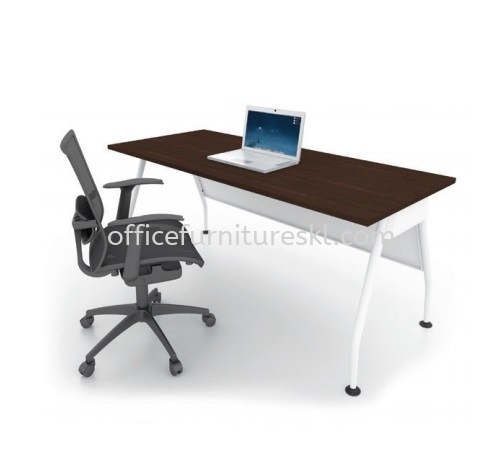 MADISON MEJA PEJABAT/TULIS EKSEKUTIF BERBENTUK SEGI EMPAT TEPAT (Warna Walnut) - Top 10 Most Popular Writing Office Table | Writing Office Table Puchong | Writing Office Table Bandar Puchong Jaya | Writing Office Table Bukit Jalil