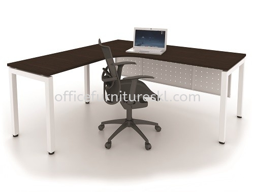 MUKI MEJA PEJABAT/TULIS EKSEKUTIF BERBENTUK L MUML-5656 - Anniversary Sale Executive Office Table | Executive Office Table Bandar Bukit Raja | Executive Office Table Bandar Botanik | Executive Office Table Pudu Plaza