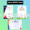 Ivory White Card Sijil Cert Envelope / Letterhead / Sijil Cert