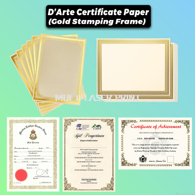 D'Arte Certificate Paper