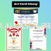 Art Card Glossy Sijil Cert Envelope / Letterhead / Sijil Cert