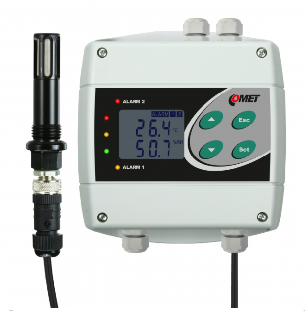 comet h3061p compressed air temperature and humidity regulator with 230vac/8a relays
