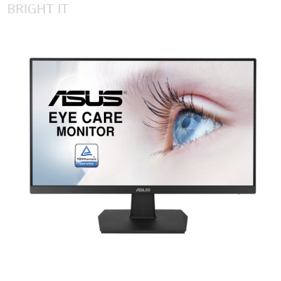 ASUS VA27EHE 27" Full HD 1920 x 1080 75Hz VGA HDMI Adaptive-Sync Asus Eye Care Low Blue Light and Flicker-Free Frameless Design LED Backlit IPS Monitor