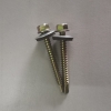 Yellow Zinc Chromed Hex Head Roofing Screw C/w Washer Screws