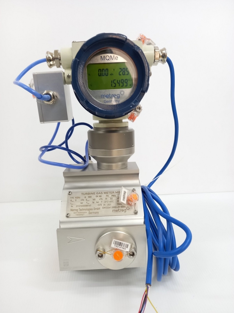 METREG MQMe Gas Turbine Meter G100 DN80 PN16