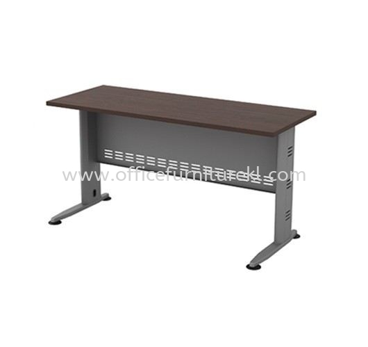 QAMAR WRITING OFFICE TABLE / DESK (W/O TEL CAP) AQT 126 (Color Walnut) - writing office table Selayang | writing office table Shah Alam | writing office table Cheras | writing office table Must Buy