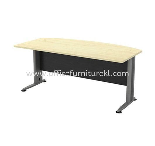 TITUS EXECUTIVE OFFICE TABLE / DESK D SHAPE  ATMB 180A  (Color Maple) - executive office table Taman Subang Permai | executive office table Jaya One | executive office table Bangsar | executive office table Top 10 Best Design