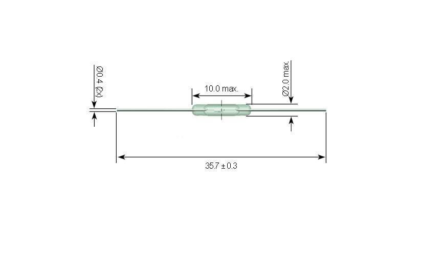 STANDEX ORD 211/08-10 AT Kofu Reed Switch ORD211