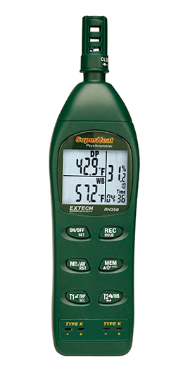 EXTECH RH350 : Dual Input Hygro-Thermometer