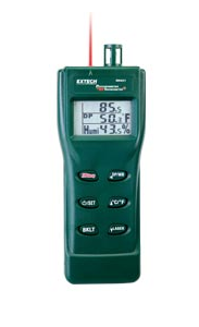 extech rh401 : digital psychrometer + infrared thermometer