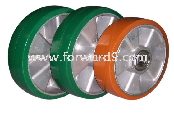 PU Steering Wheel with Aluminium Core  Pallet Truck Wheel  Wheels and Tyres 