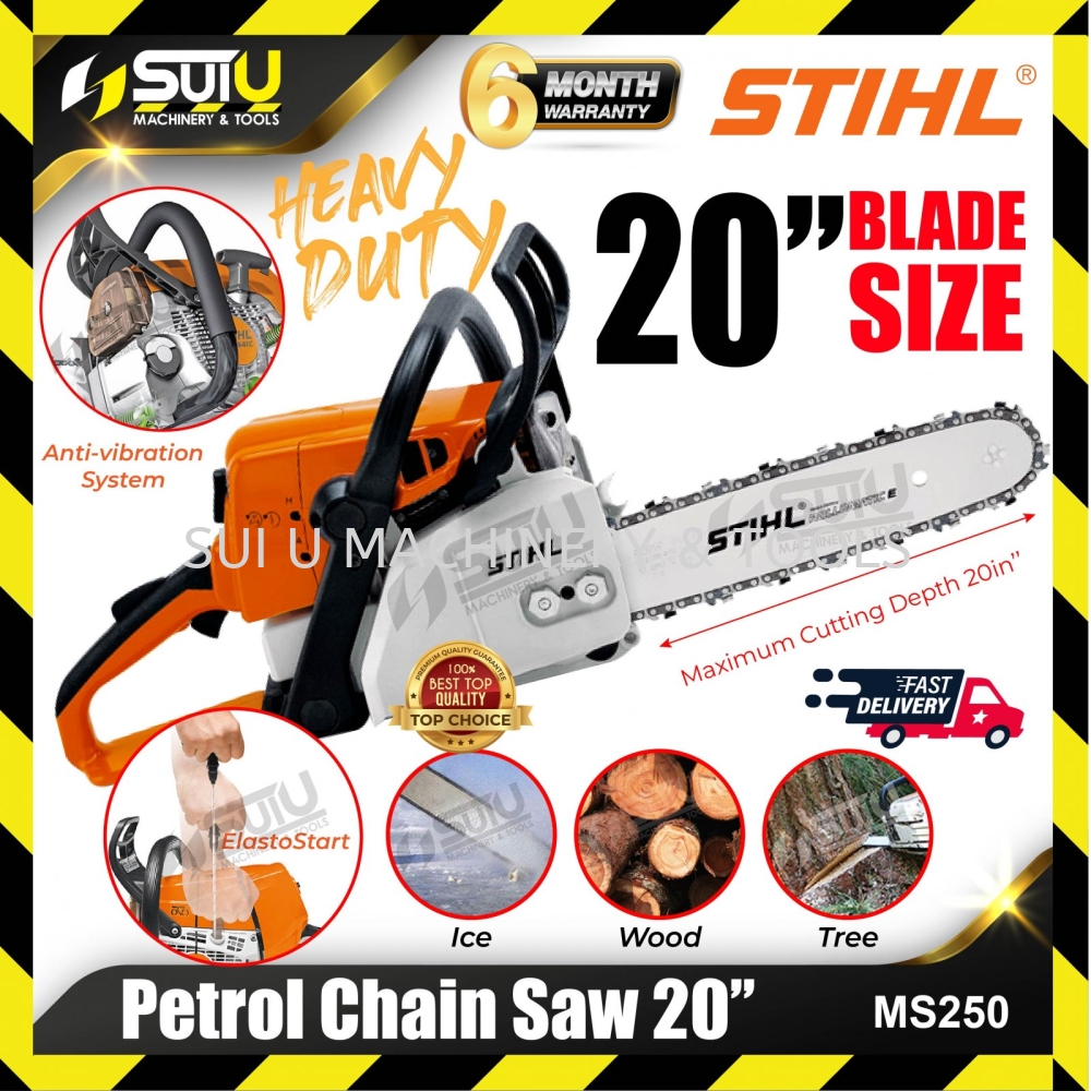 STIHL MS250 20 Heavy Duty Petrol Chain Saw 3100W Engine Operated Chain Saw  Agriculture & Gardening Kuala Lumpur (KL), Malaysia, Selangor, Setapak  Supplier, Suppliers, Supply, Supplies