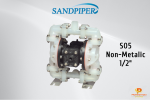 Sandpiper Diaphragm Pump S05 Non-Metallic 1/2" Sandpiper Diaphragm Pump Diaphragm Pump