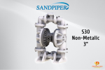 Sandpiper Diaphragm Pump S30 Non-Metallic 3" Sandpiper Diaphragm Pump Diaphragm Pump