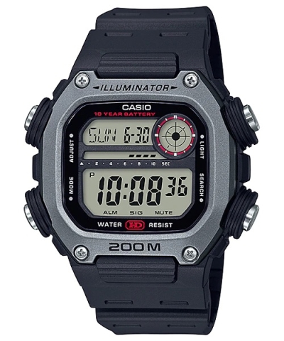 CASIO DIGITAL SPORT WATCH DW-291H-1AV