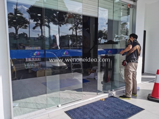 Glass Door Sticker Printing & Installation