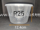 CB Ware R25 Round Tupperware 50pcs+/- Plastic Containers