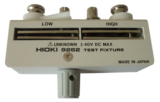 hioki 9262 test fixture for lcr vise clamp